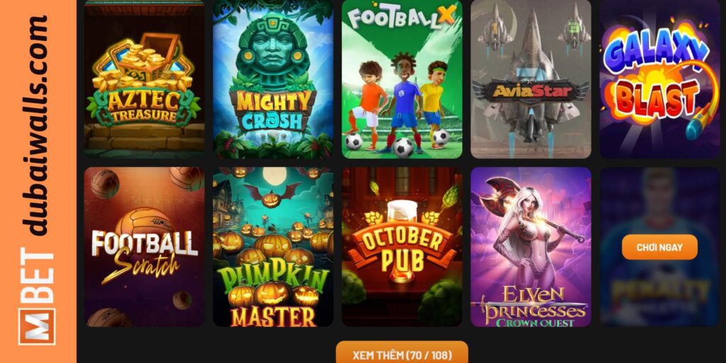 Hơn 100 game nhanh Mbet chờ bạn khám phá