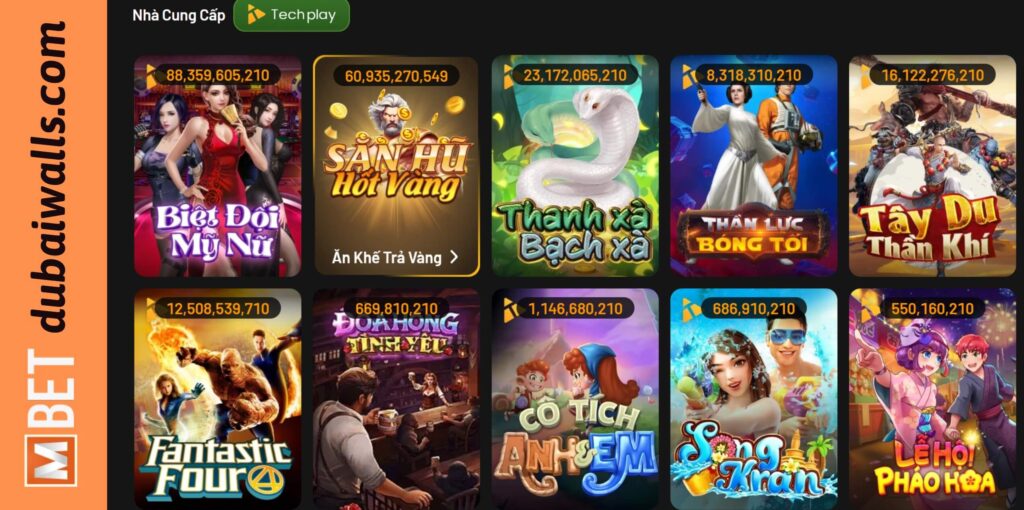 Nổ hũ Mbet uy tín và chất lượng với đa dạng trò chơi